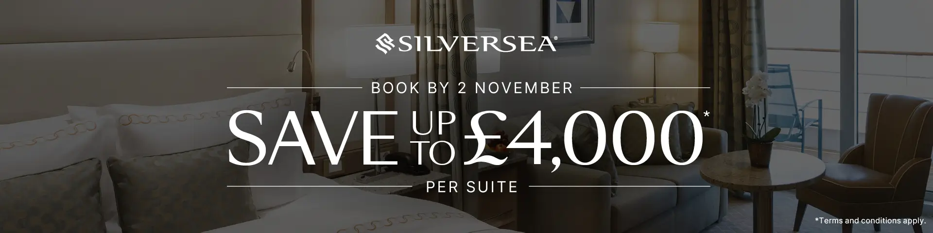 Silversea Save up to £4,000